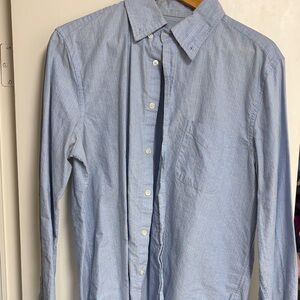 Steven Alan Light Blue Striped Button Down Shirt